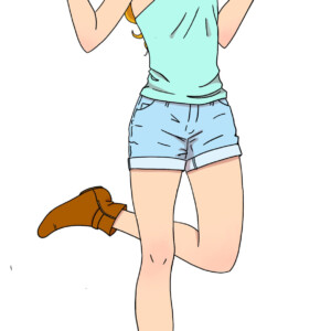 Ashryn Full Body Character Design